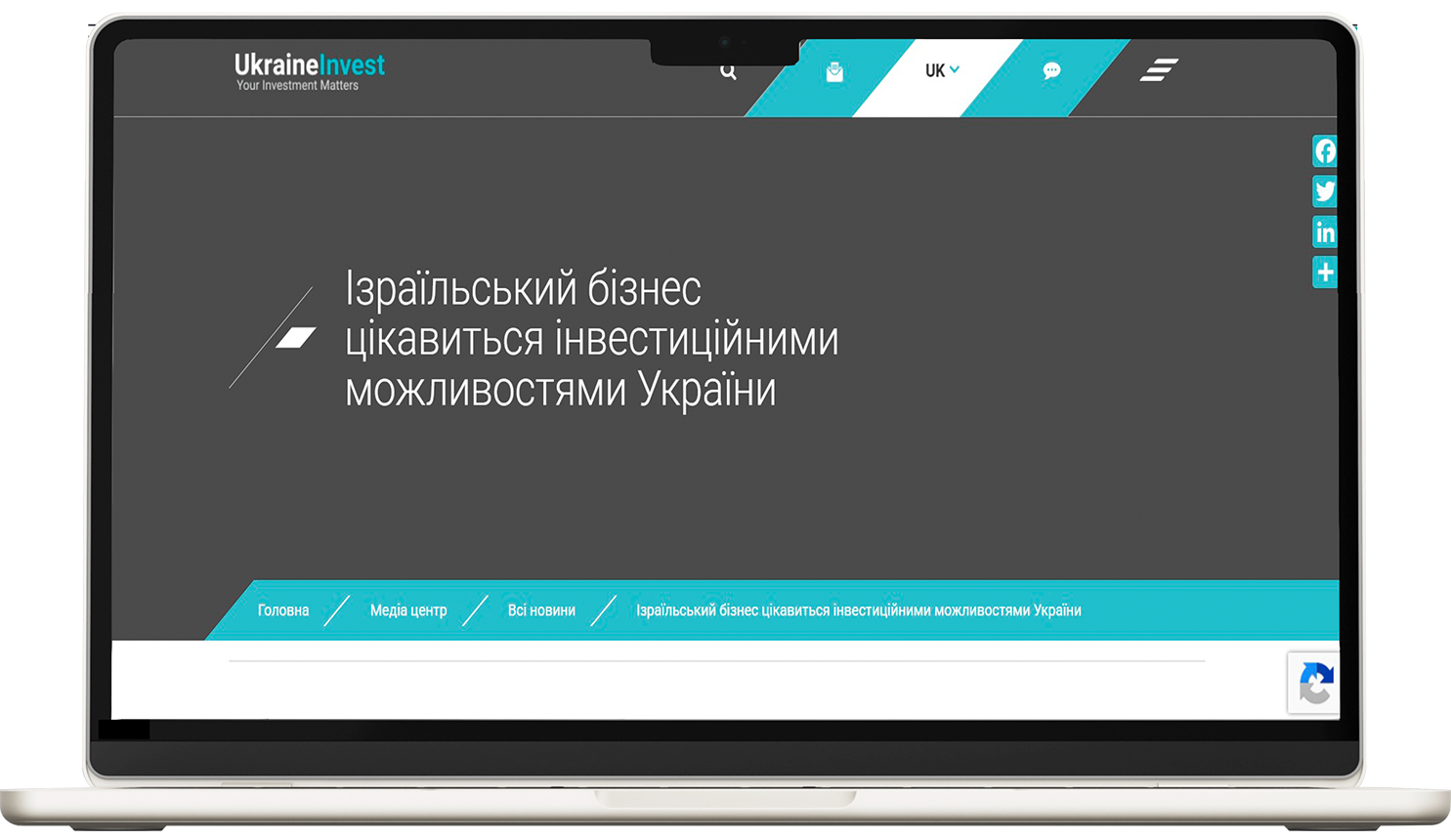 Інвестиційний проєкт — запуск франшизи в Ізраїлі